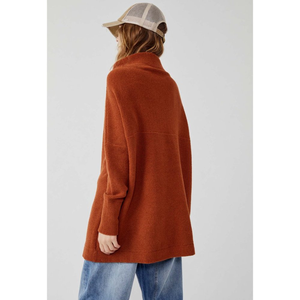 🎉LAST CHANCE🎉 NWT Free People Ottoman Slouchy Tunic / Sienna - Picture 3 of 6